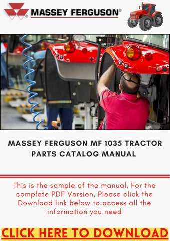 massey ferguson 1035 parts diagram