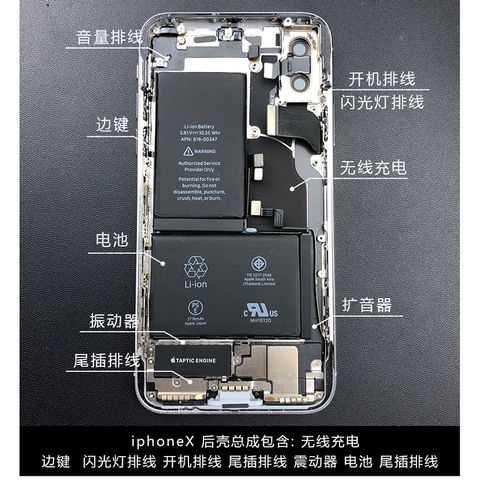 iphone x parts diagram