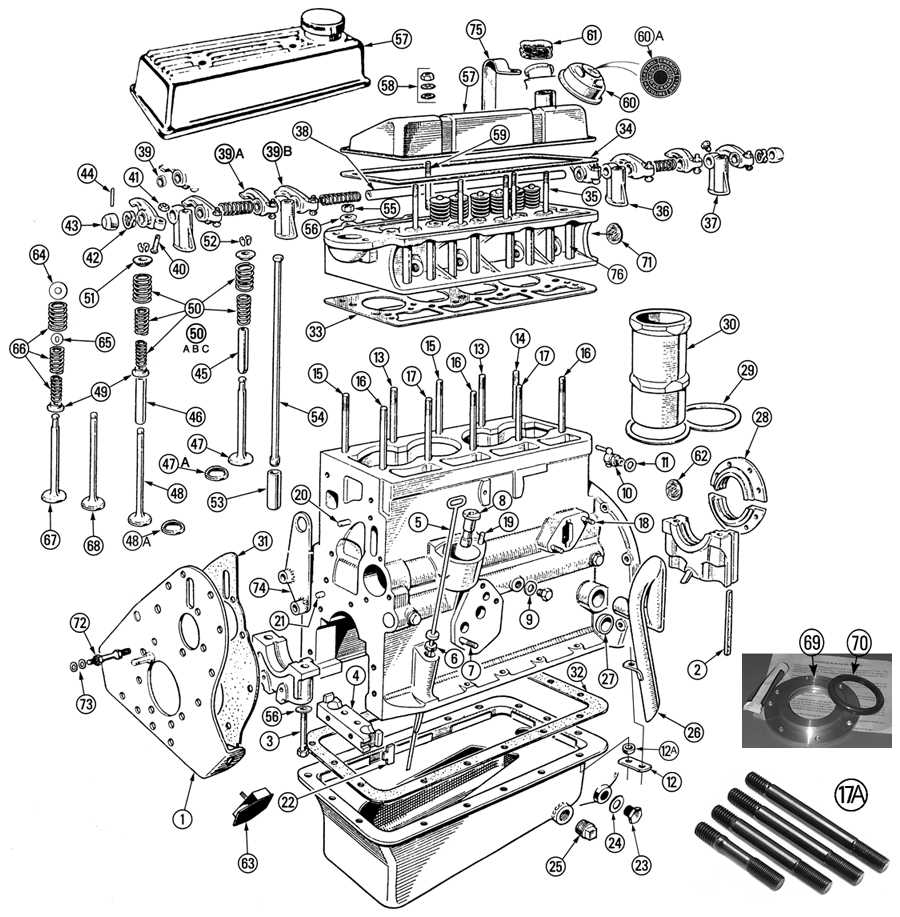 car motor parts diagram