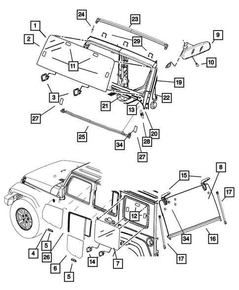 oem jeep parts diagram