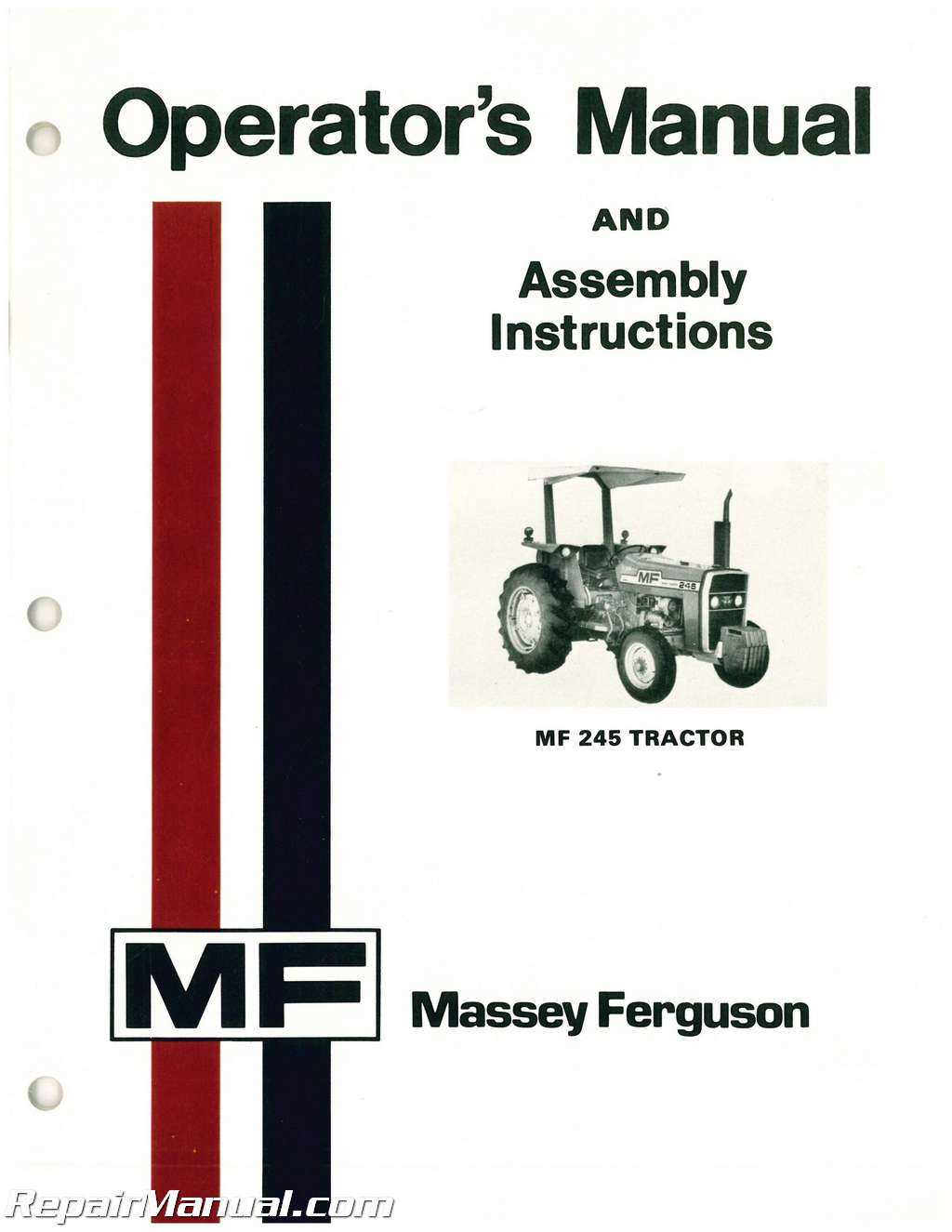 massey ferguson 245 parts diagram