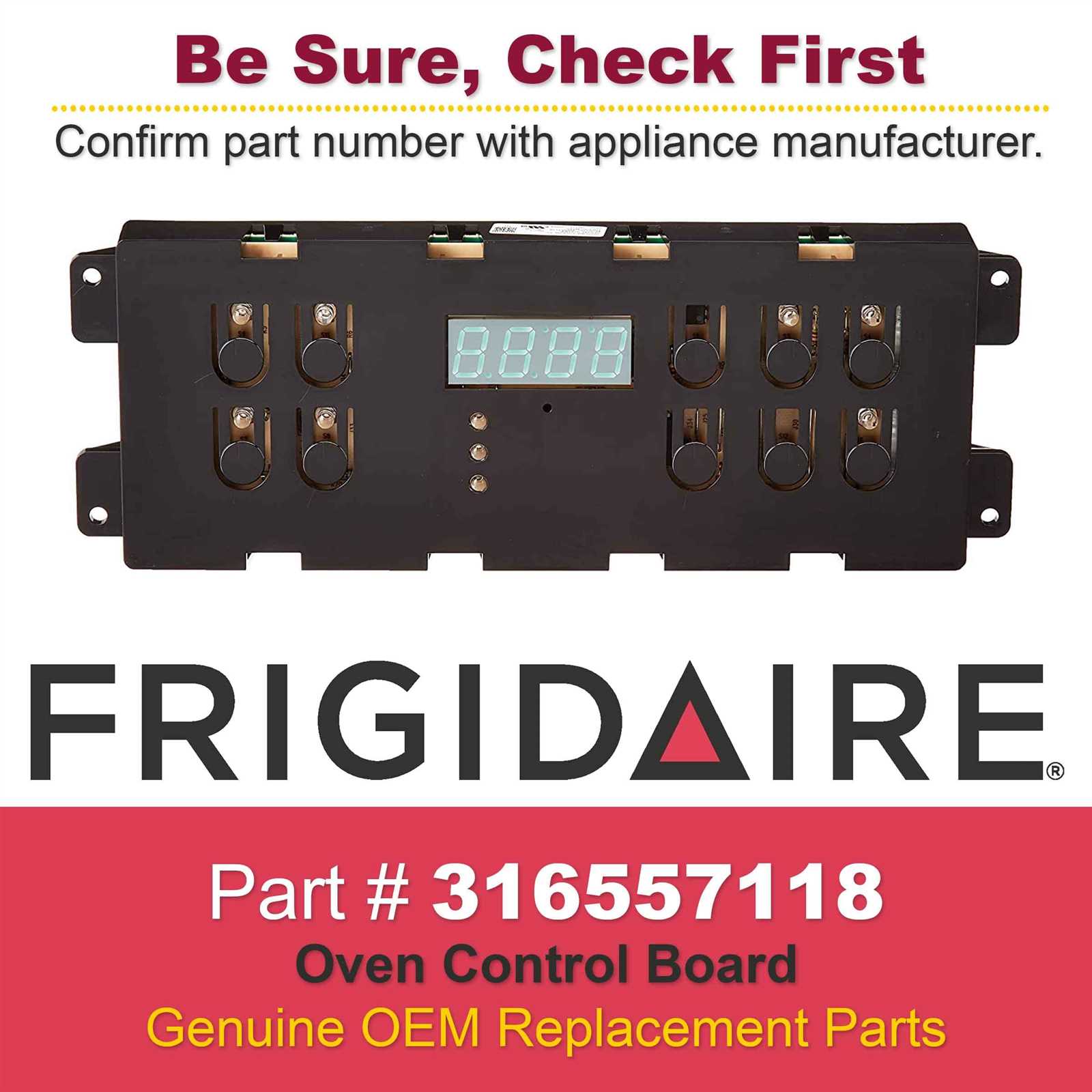 frigidaire electric stove parts diagram