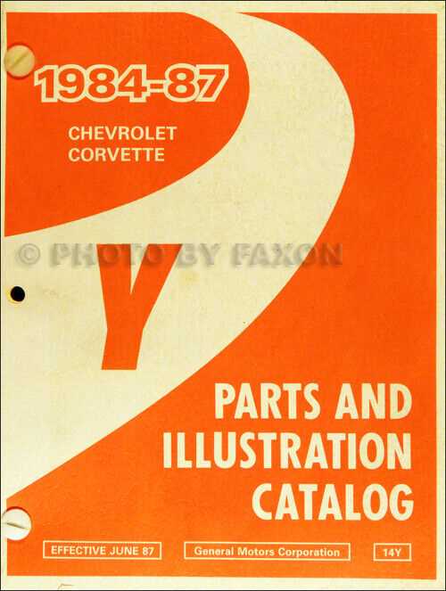 corvette parts diagram