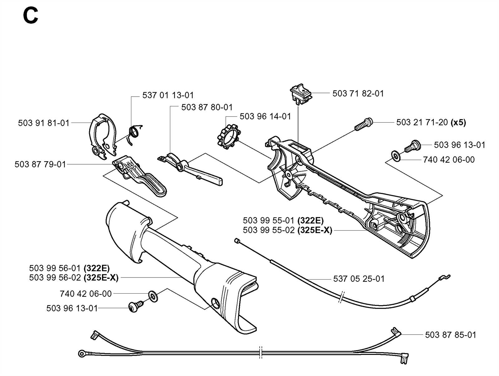 husqvarna 324l parts diagram