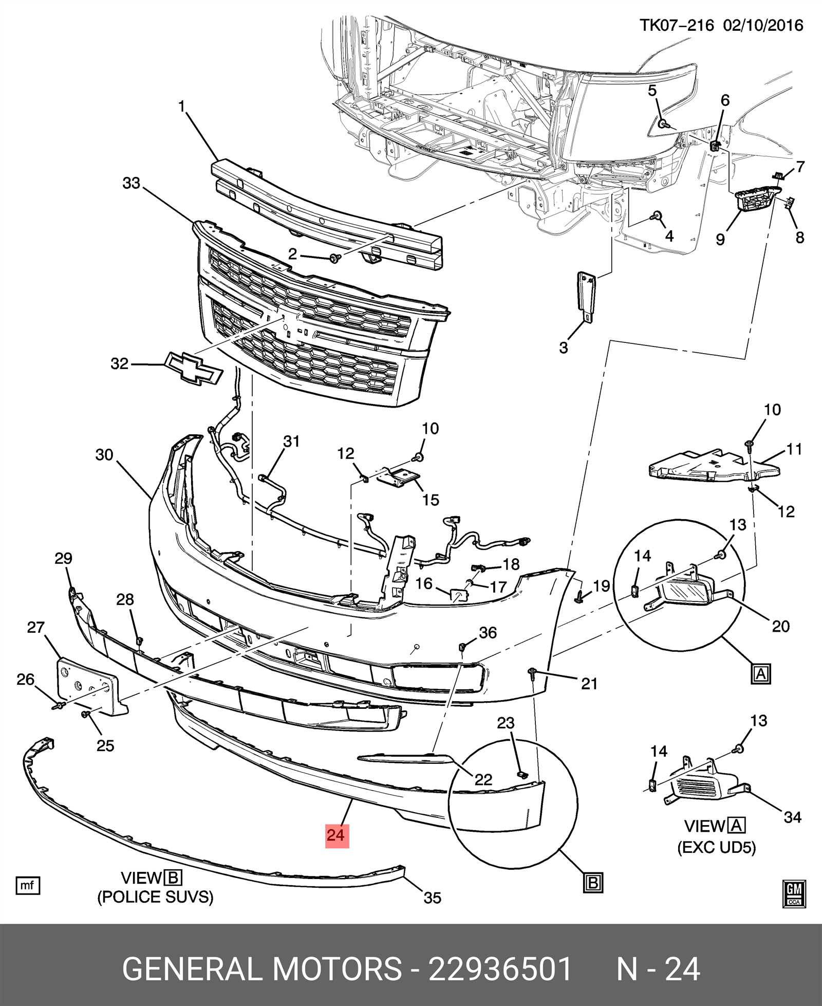 chevy tahoe parts diagram