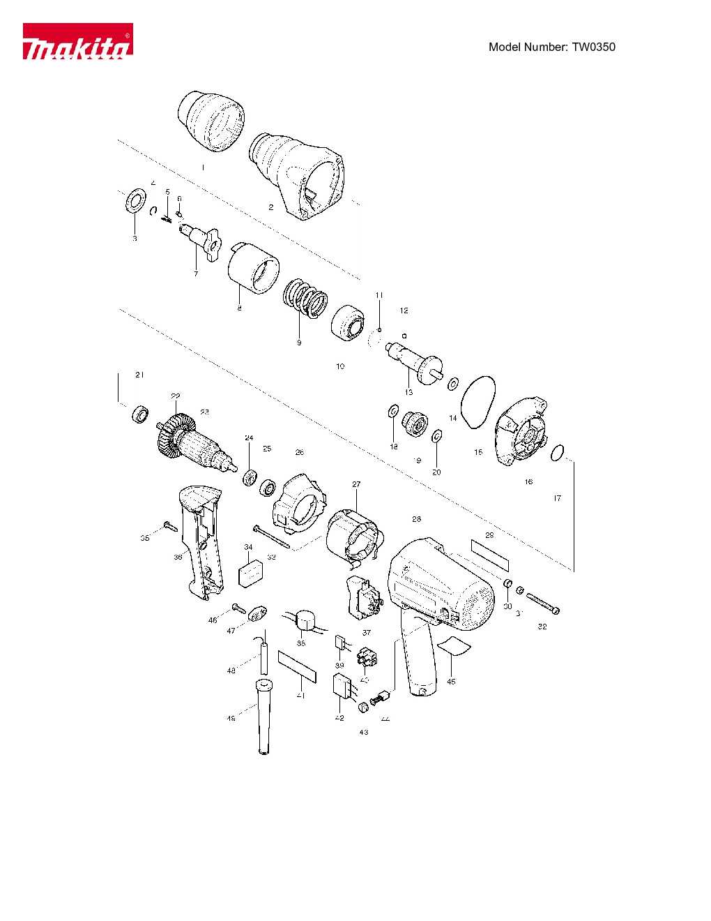 makita 6906 parts diagram