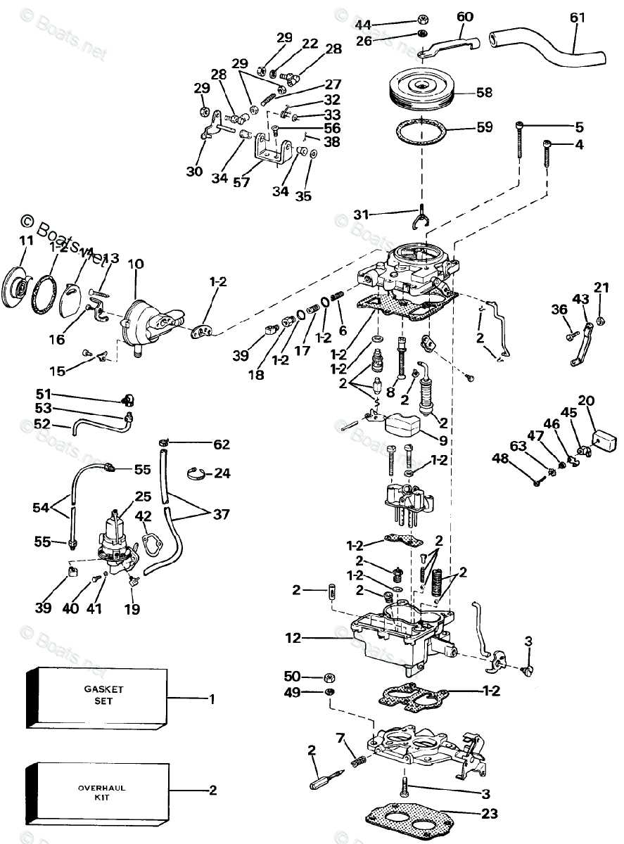 omc sterndrive parts diagram