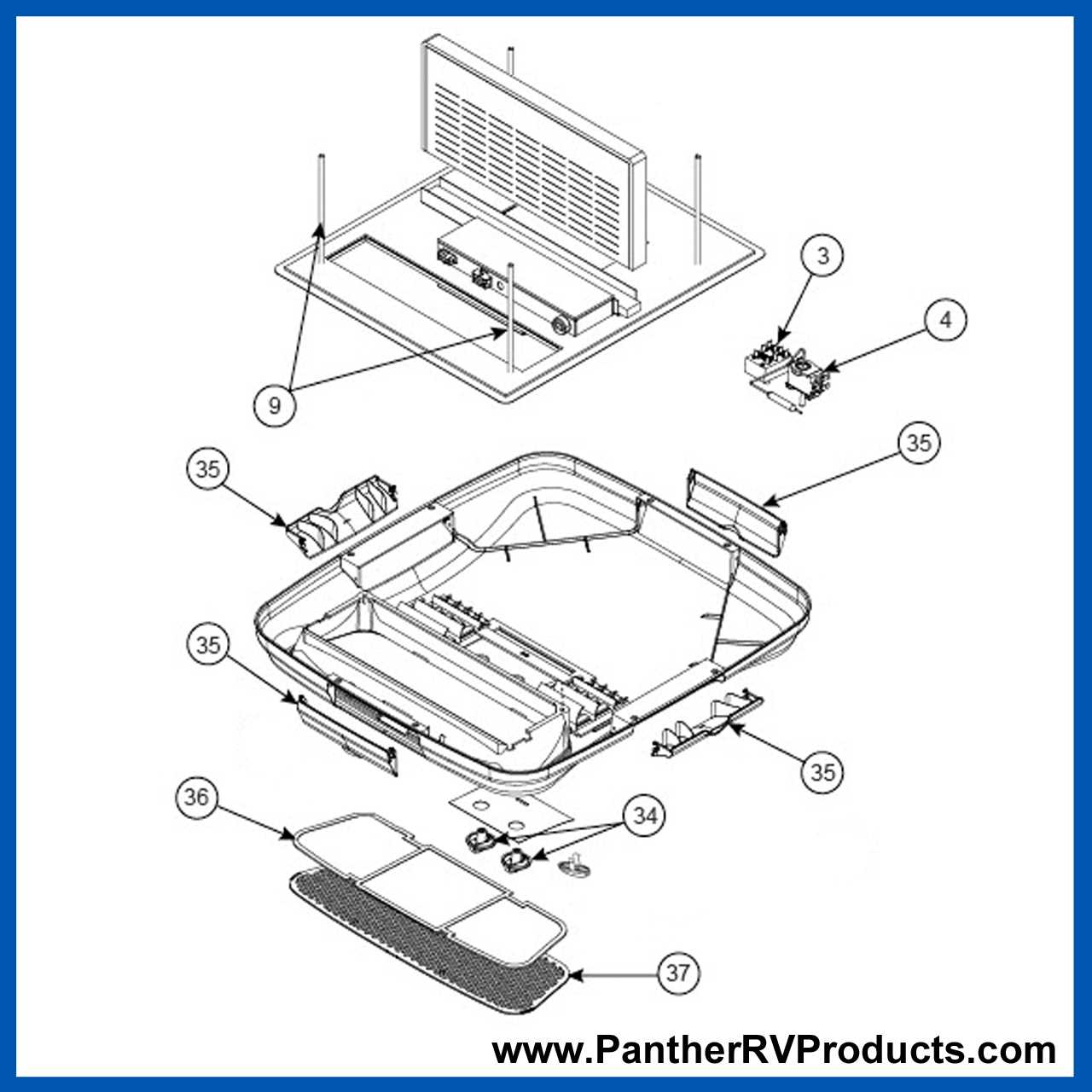 dometic duo therm parts diagram