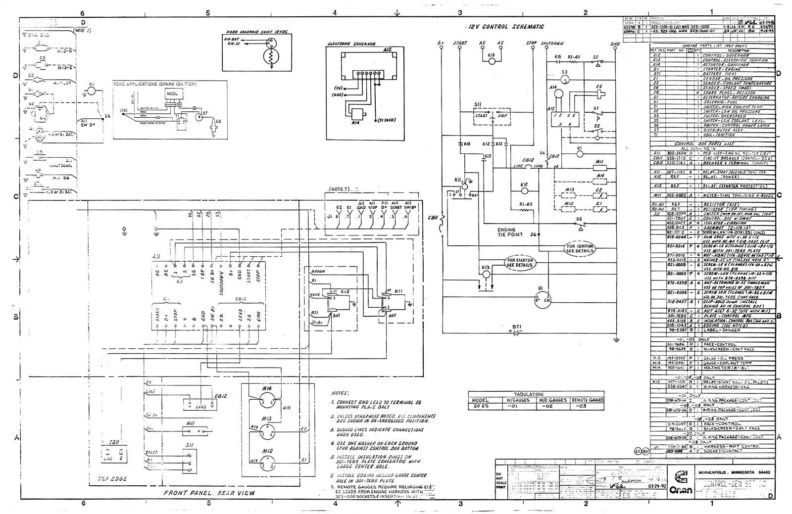 onan 7000 generator parts diagrams