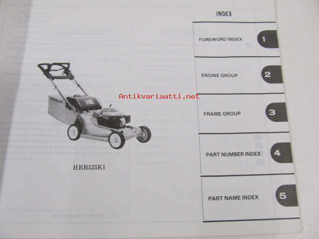 hrm215 parts diagram