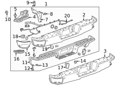gmc sierra body parts diagram
