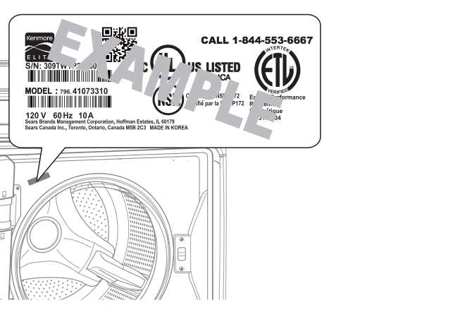 kenmore washer diagram parts