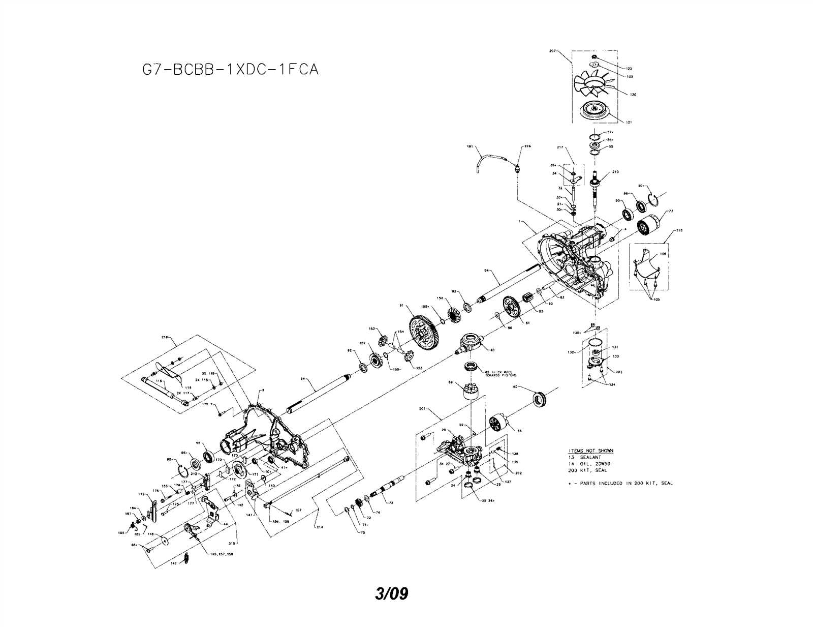 craftsman gt3000 steering parts diagram