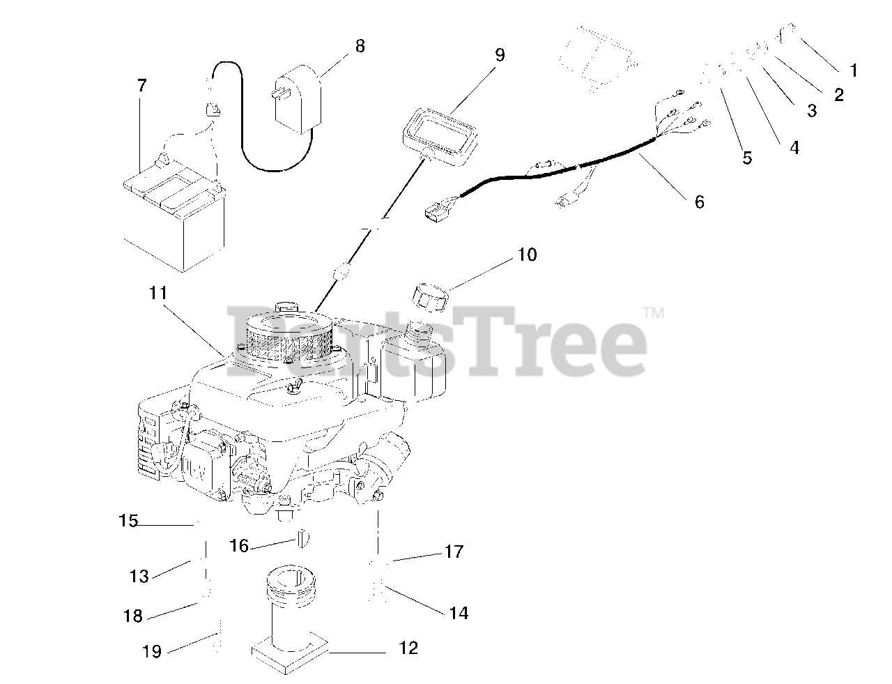 briggs and stratton 6.75 parts diagram