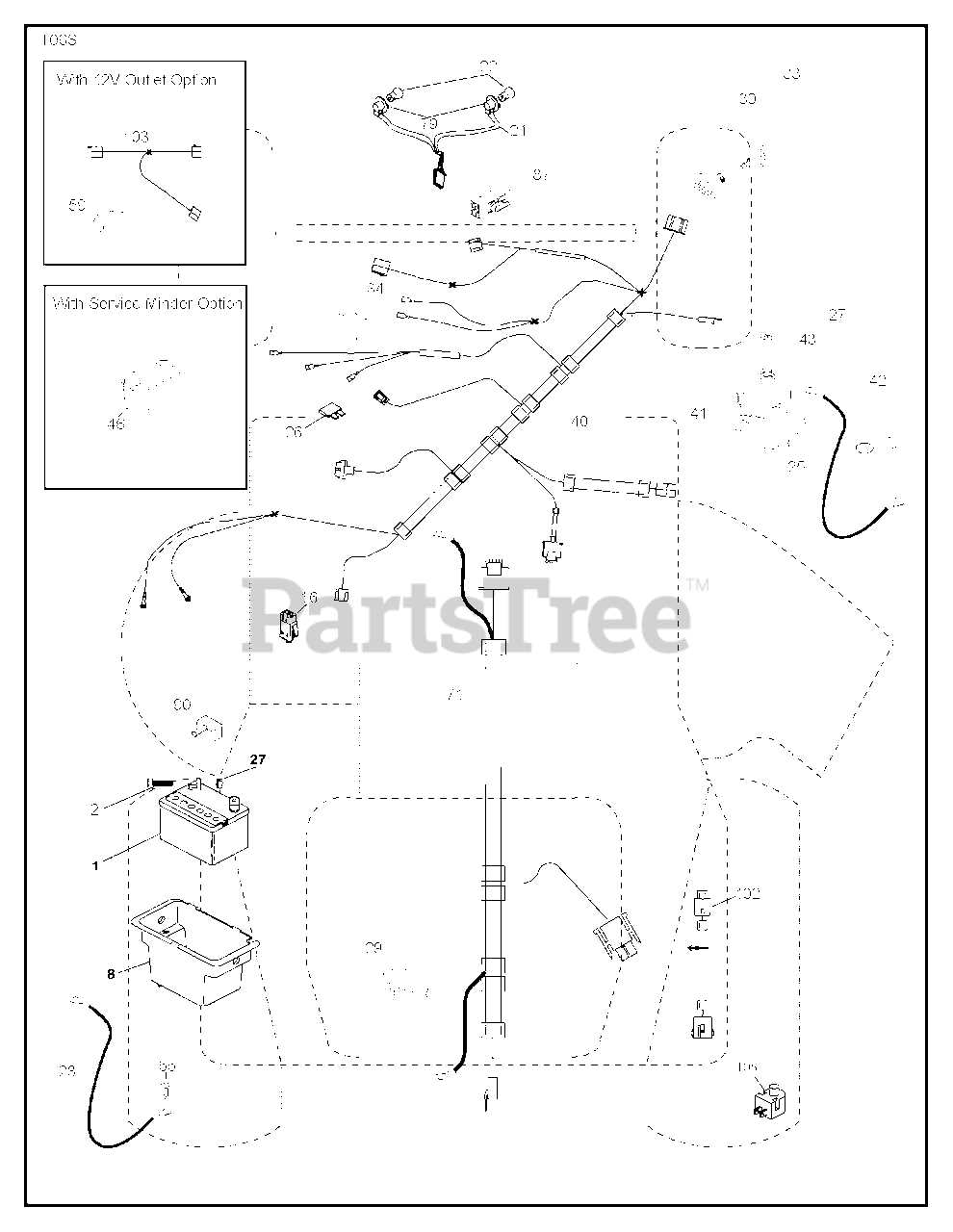 craftsman yts3000 parts diagram