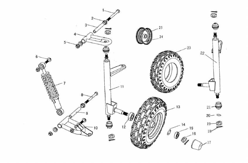 go kart parts diagram