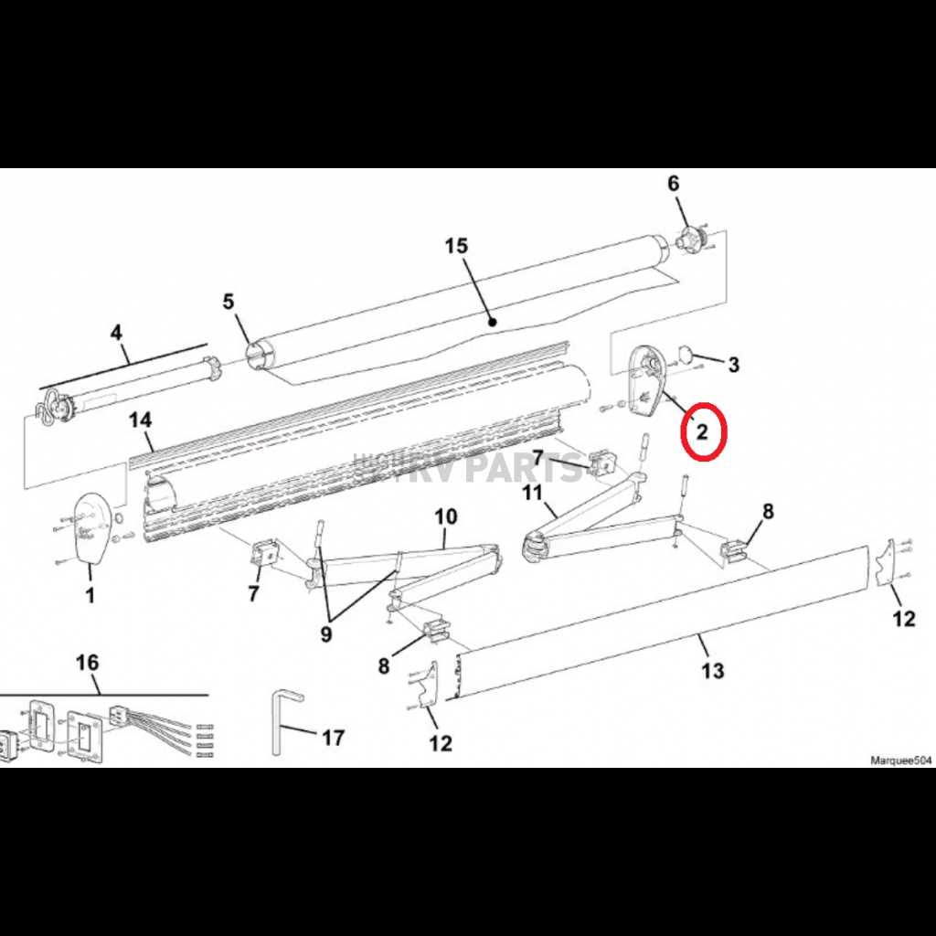 dometic slide topper parts diagram