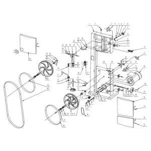 delta 14 bandsaw parts diagram