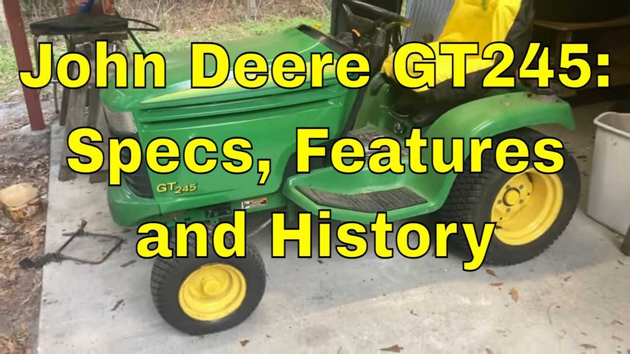 john deere 245 parts diagram