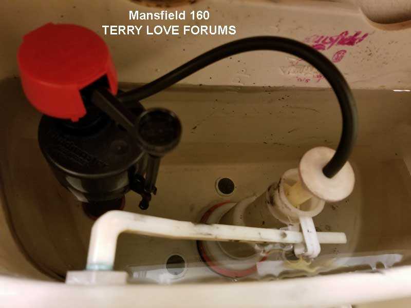 mansfield 160 toilet parts diagram