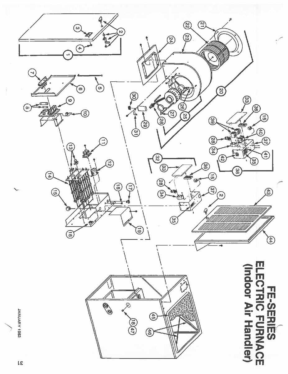 intertherm furnace parts diagram