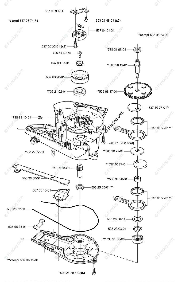 husqvarna hedge trimmer parts diagram