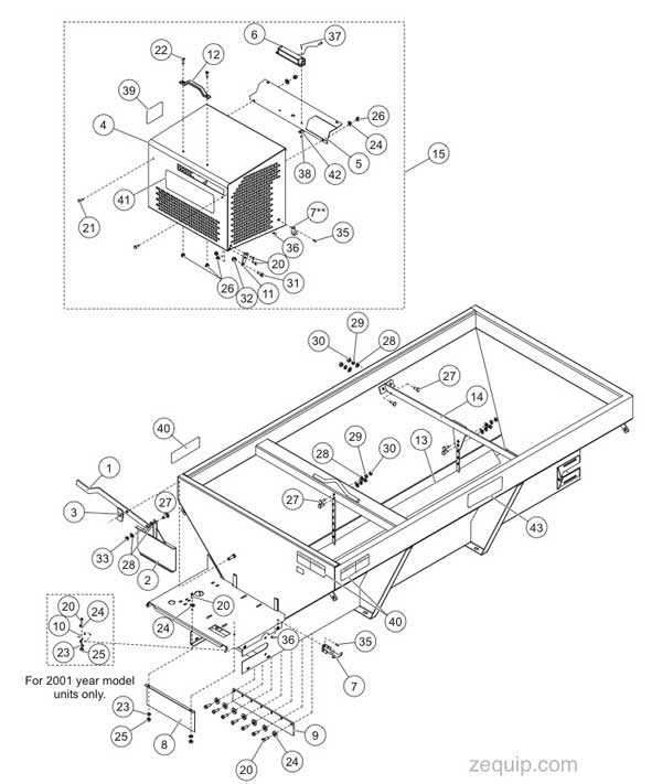 fisher salt spreader parts diagram