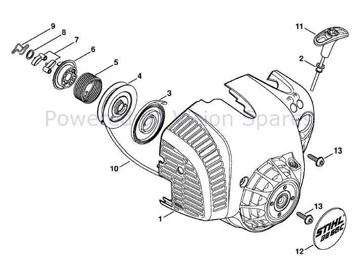 blower parts diagram