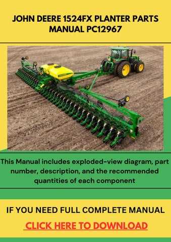 john deere planter parts diagram