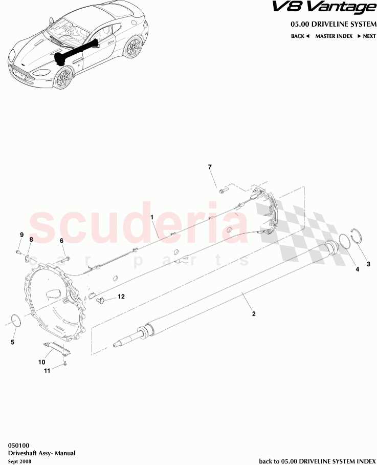 aston martin parts diagram