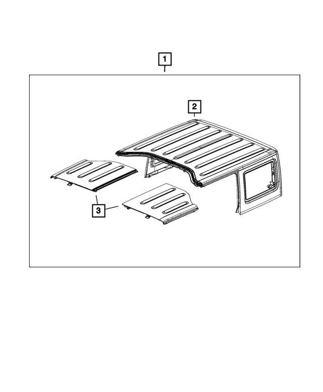 jeep tj hardtop parts diagram