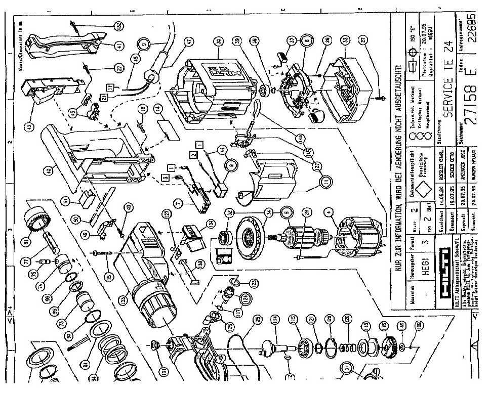 hilti te 70 parts diagram pdf