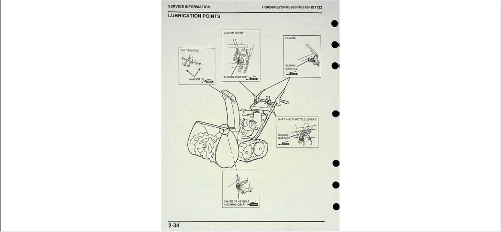 honda hs624 snowblower parts diagram