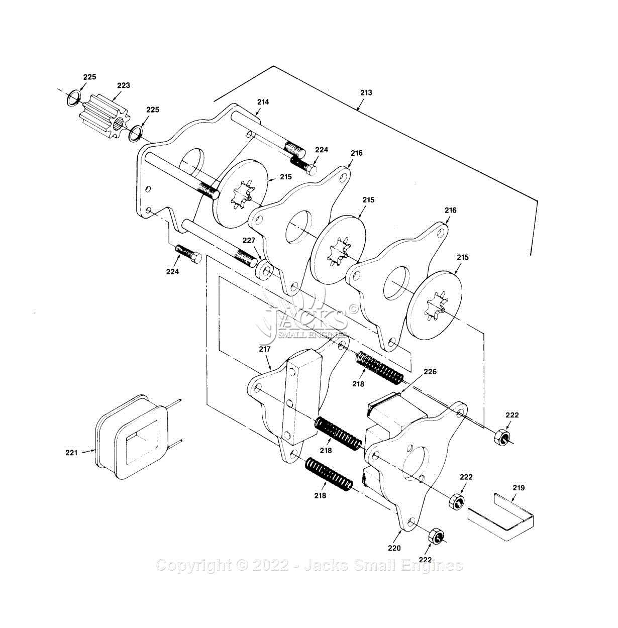 electric chain hoist parts diagram