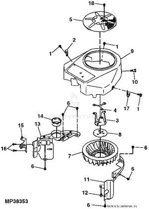 john deere x300 deck parts diagram