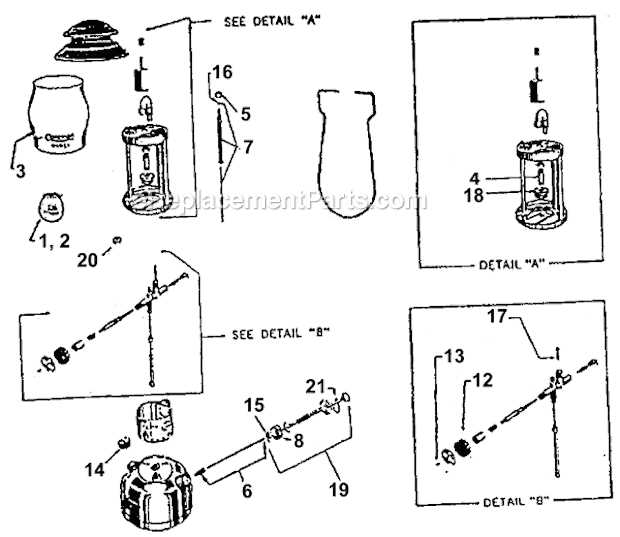 coleman parts diagram