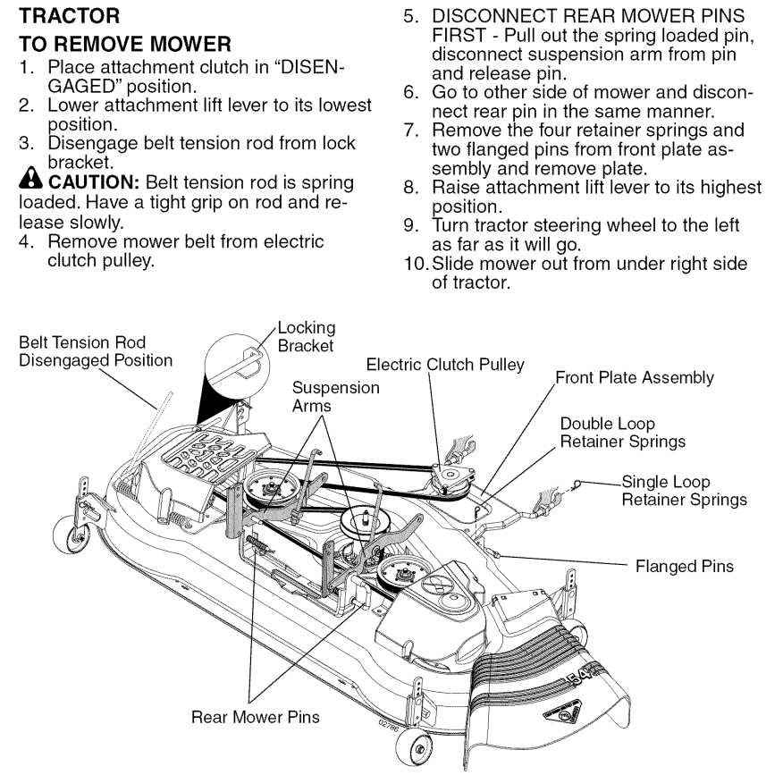 craftsman gt5000 parts diagram