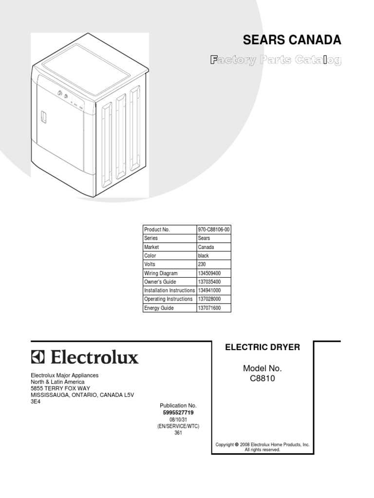 kenmore 400 dryer parts diagram