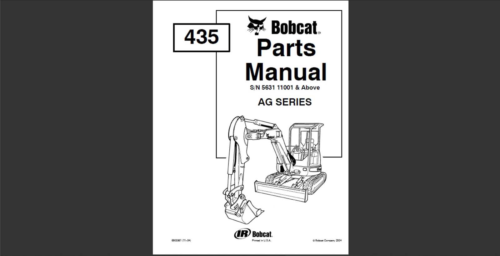 bobcat parts diagram