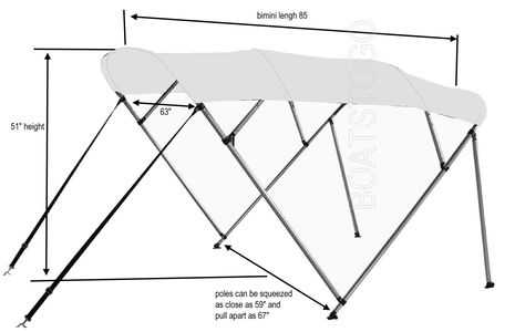 bimini top parts diagram