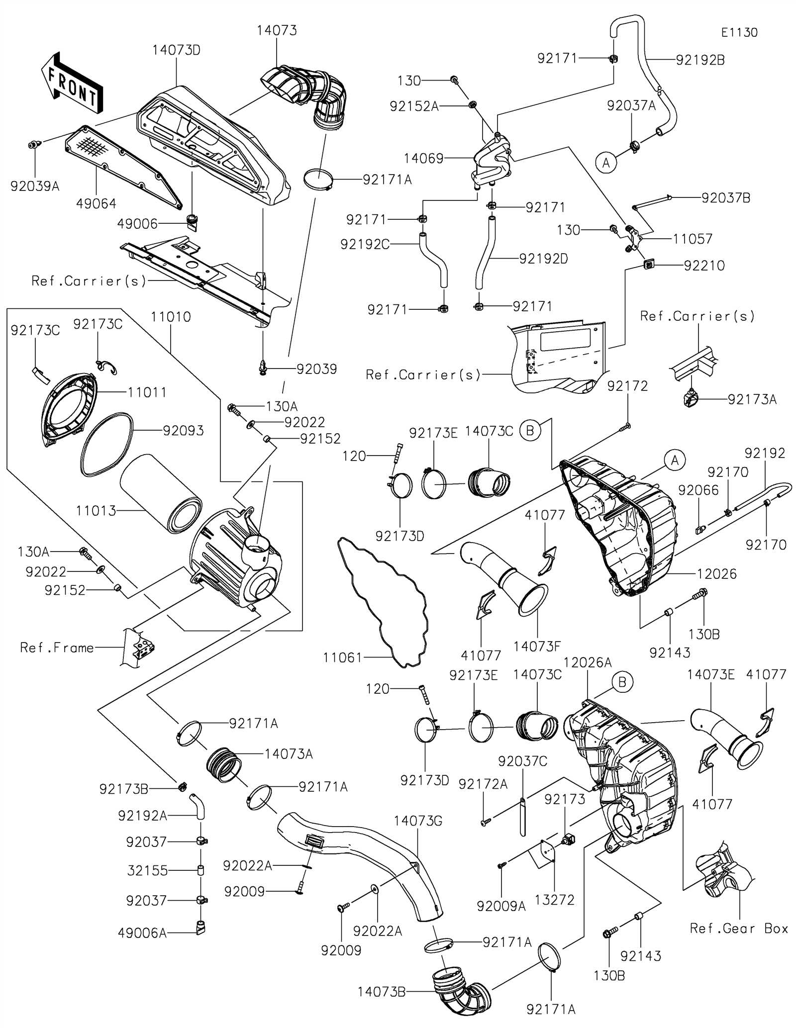 kawasaki tg24 parts diagram