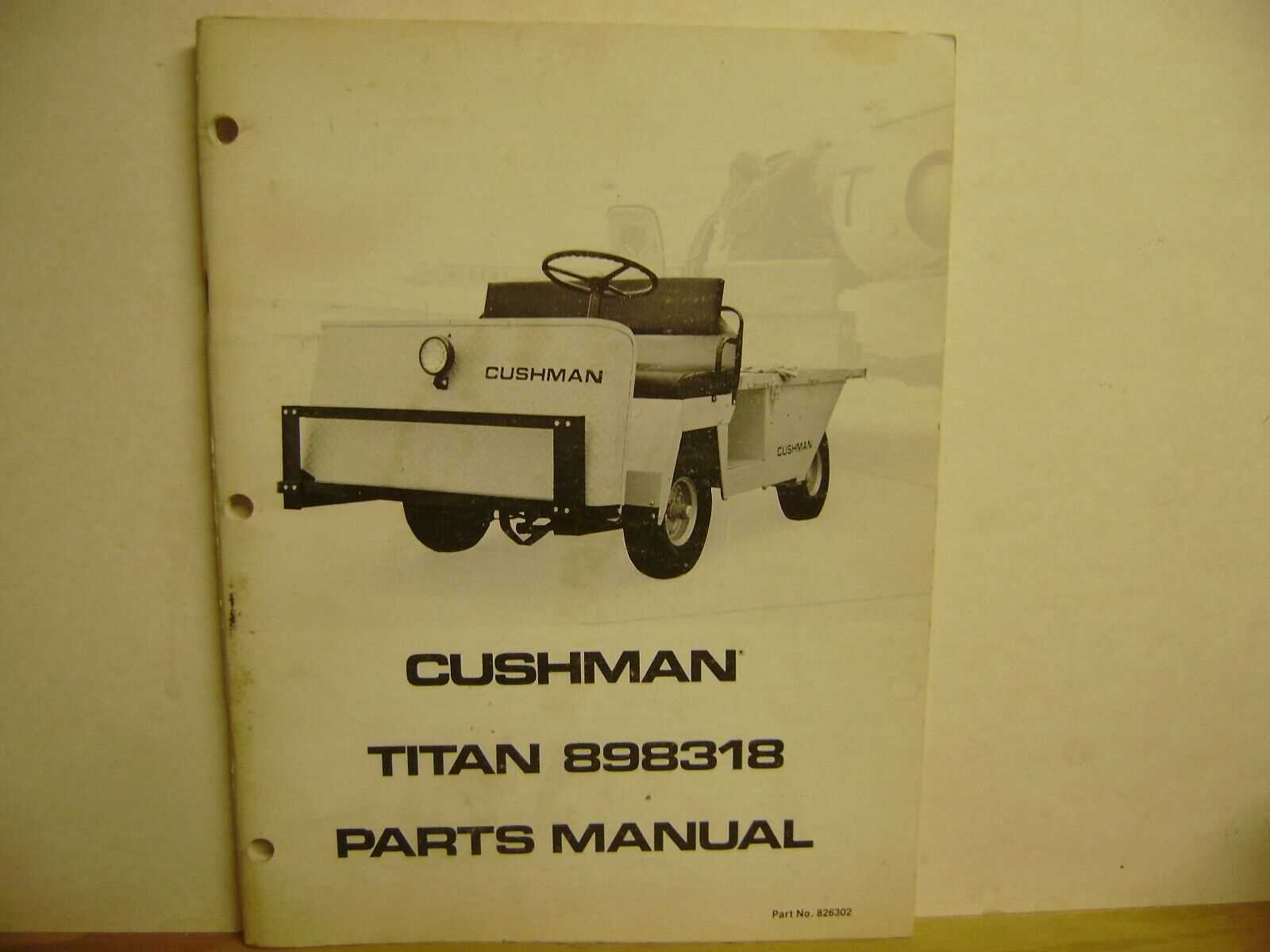 cushman truckster parts diagram