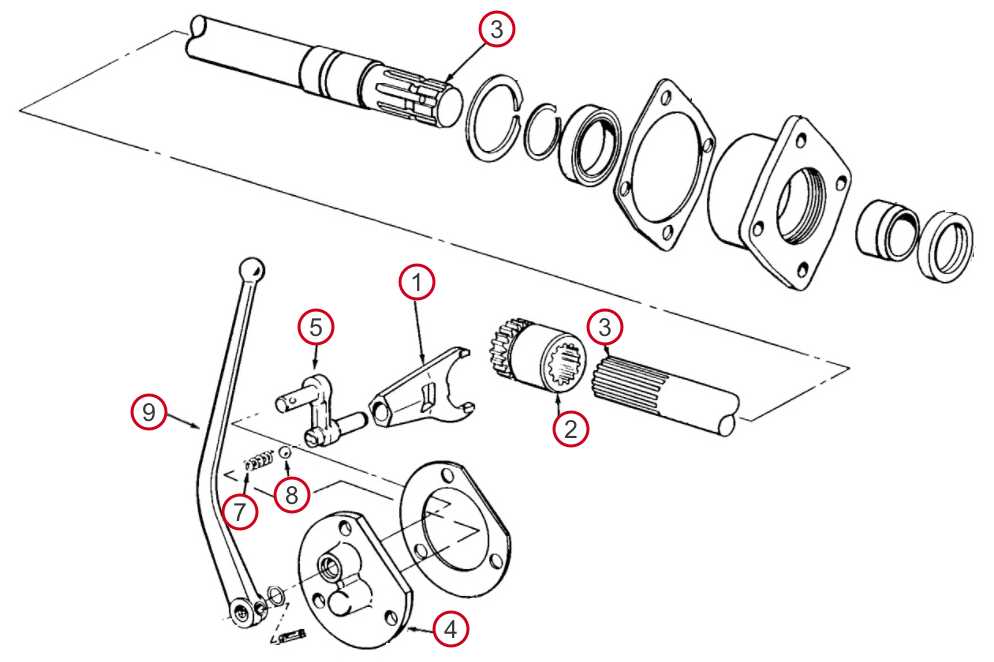 ford 5000 pto parts diagram