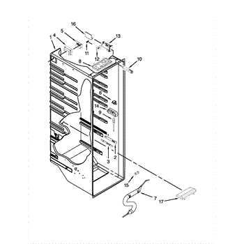 kenmore coldspot refrigerator parts diagram