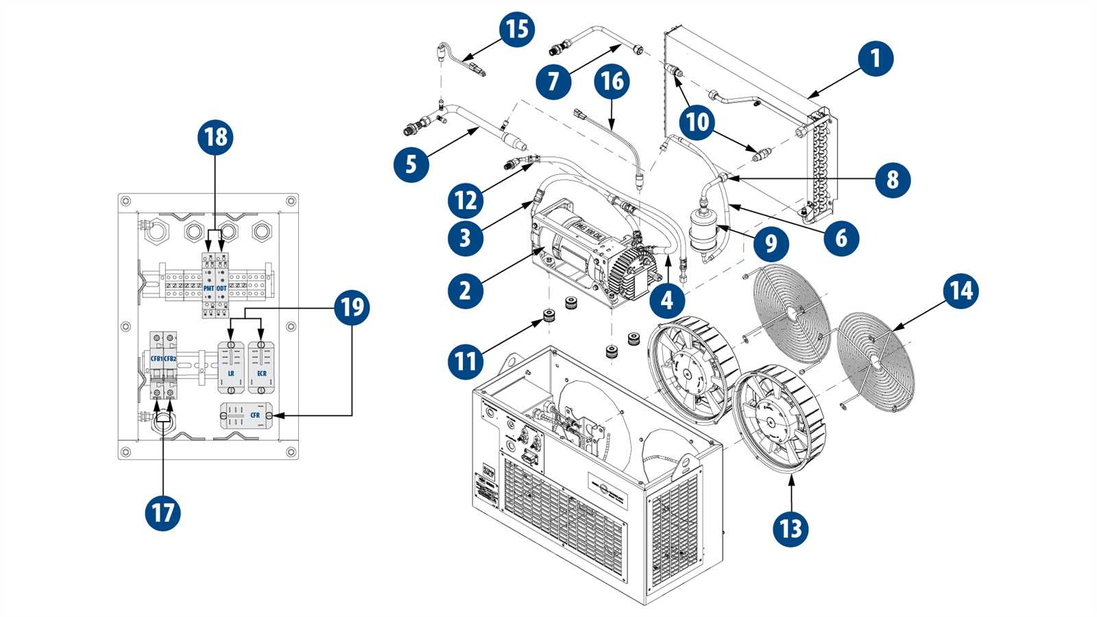 hydro flame furnace parts diagram