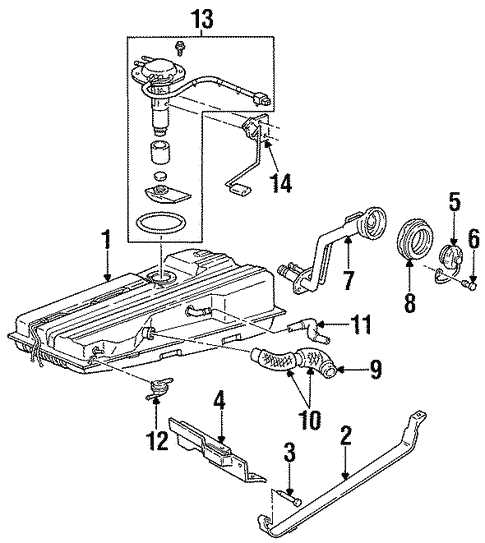 fuel system parts diagram