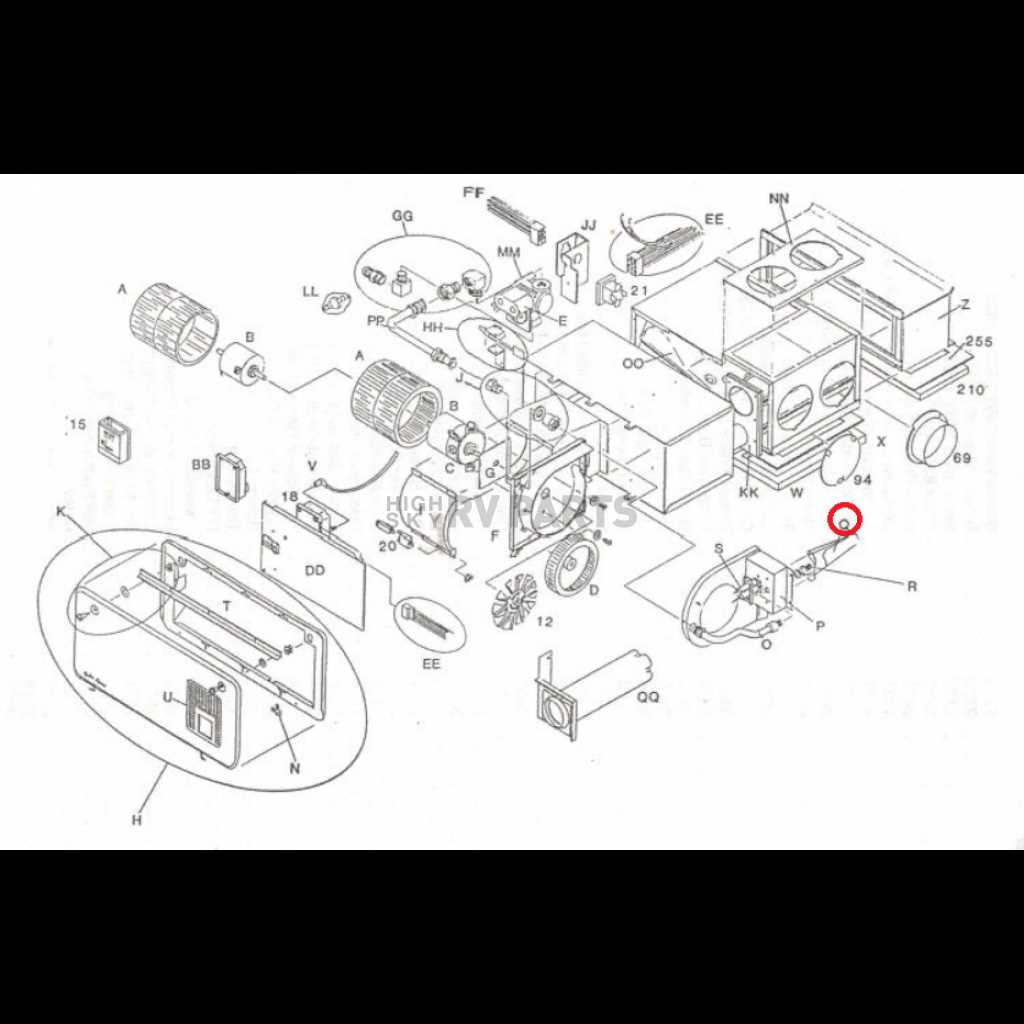 atwood 8500 furnace parts diagram