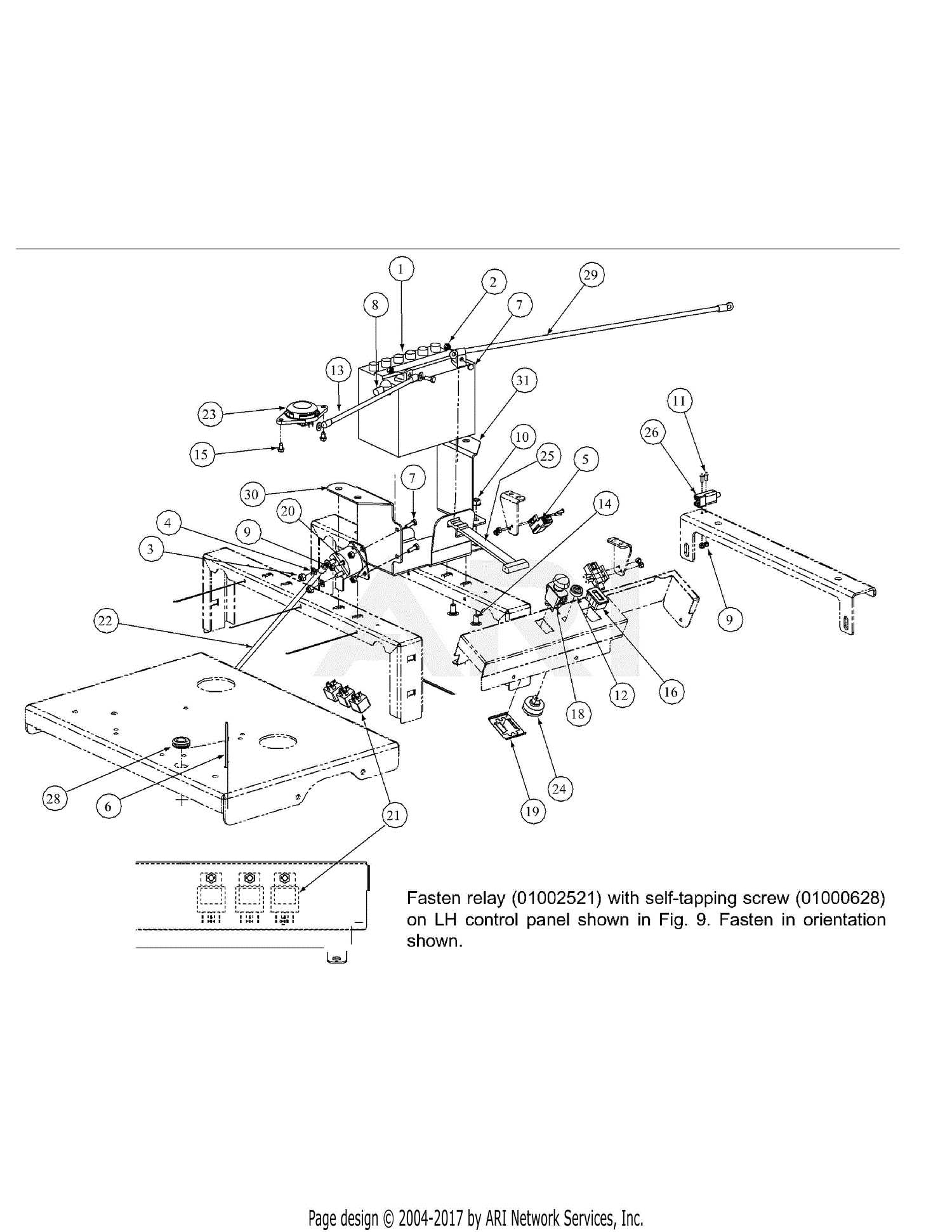 cub cadet z force parts diagram