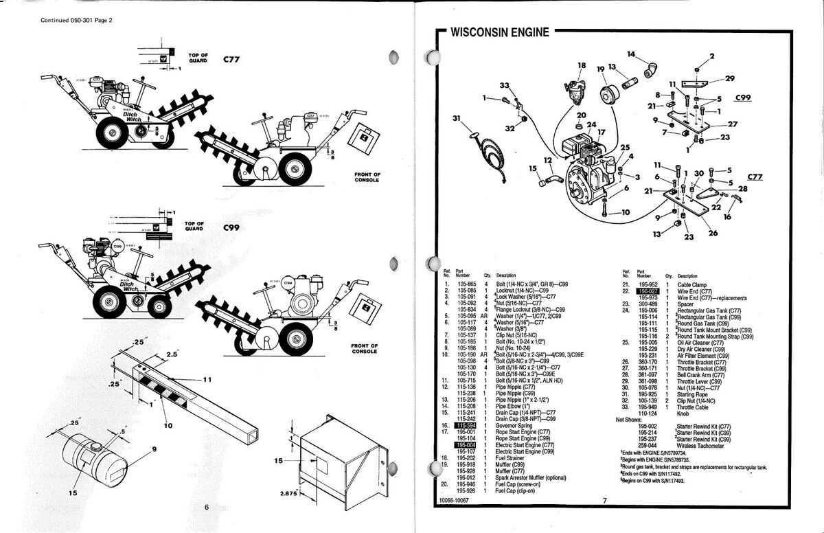 ditch witch 1230 parts diagram