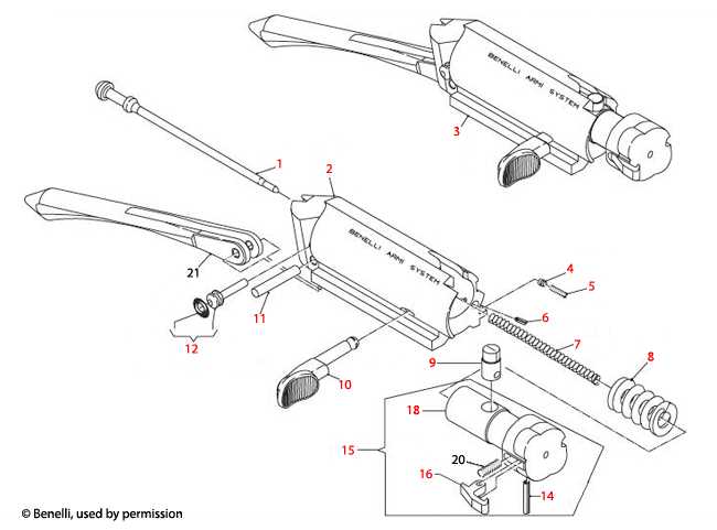 m4 airsoft gun parts diagram